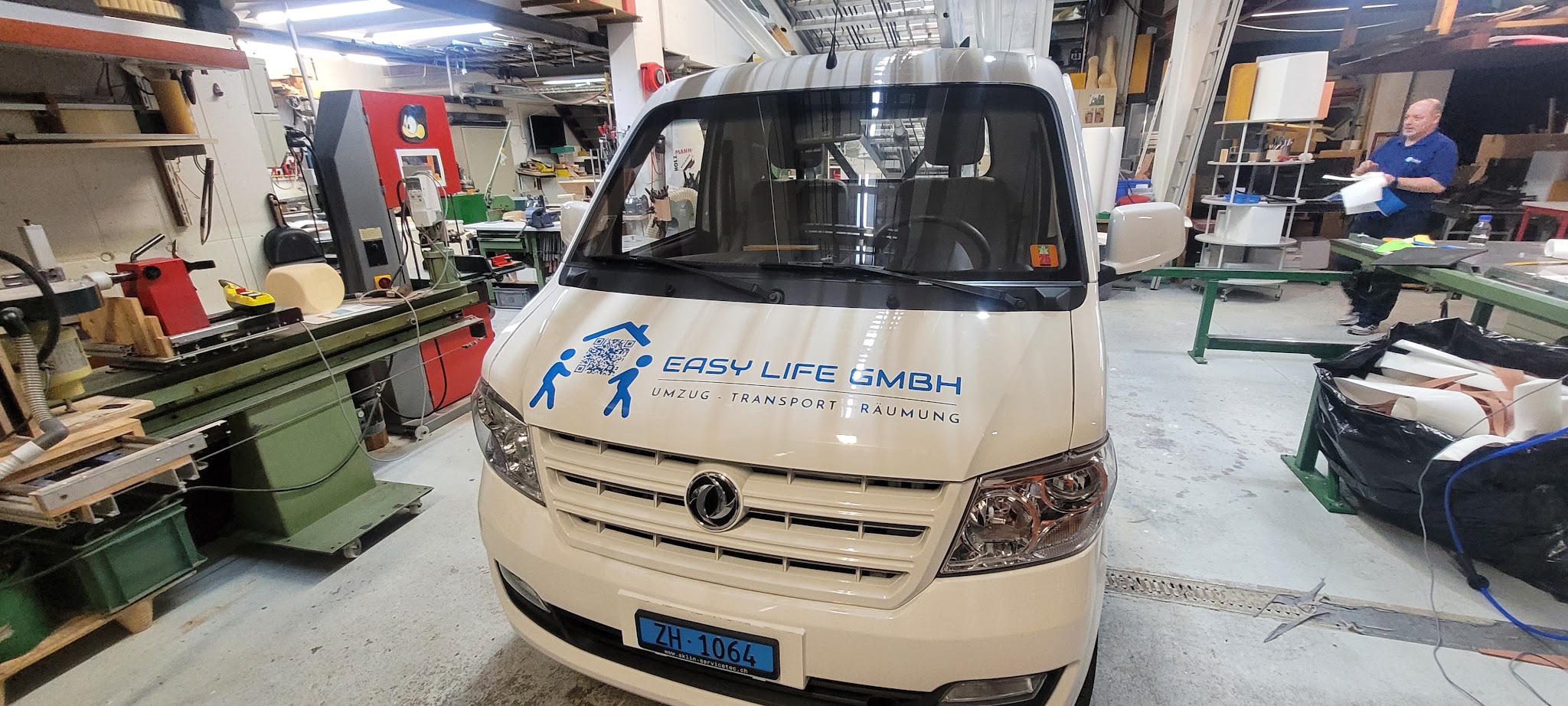 Easy Life Firmenwagen in der Werkstatt
